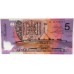 AUSTRALIA 2008 . FIVE 5 DOLLAR BANKNOTE . ERROR . MISSING INTAGLIO ONE SIDE